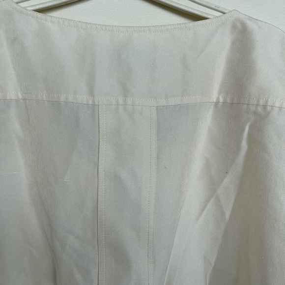 Derek Lam Silk Crop Peplum Top - Picture 7 of 8